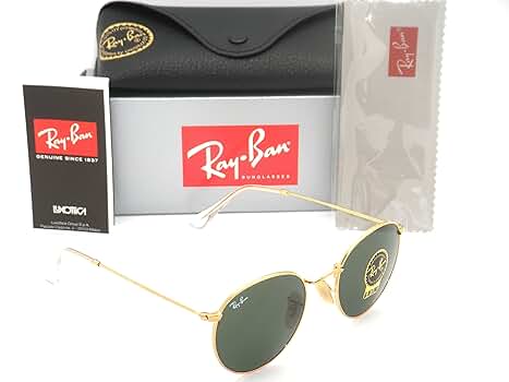 明透「ray of hope」 RAY-BAN Sunglasses ROUND METAL RB 3447-N 001/Z2 50-21 Gold w